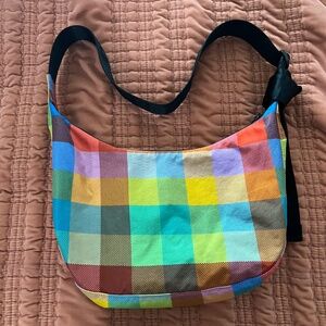 EUC Baggu UO Exclusive Madras Medium Crescent